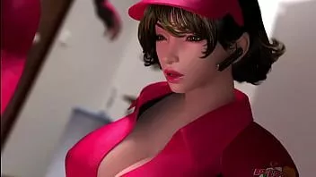 play 与两个好女孩 ong pizzarat 送货司机的超级鸡巴高潮会议