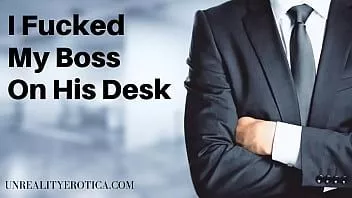 Play I fucked the boss after hours - audiobook, female english voice